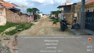 foto posisi tengah perumahan RANDU PERMAI