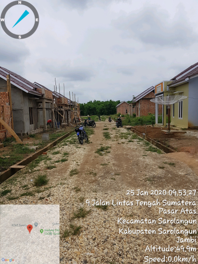foto posisi tengah perumahan GOR RESIDENCE