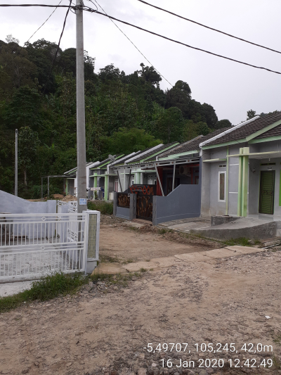 foto posisi tengah perumahan Berlian Resident