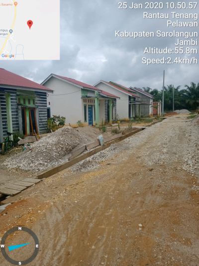 foto posisi tengah perumahan The Mose Residence