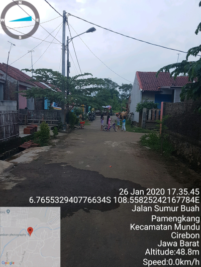 foto posisi tengah perumahan GRAHA KEANDRA PAMENGKANG