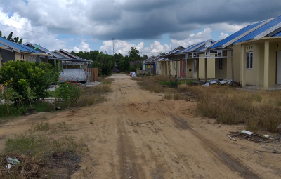 foto posisi tengah perumahan Pulang Pisau Permai