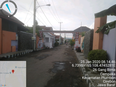 foto posisi tengah perumahan GRAHA MUTIARA CEMPAKA