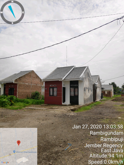 foto posisi tengah perumahan GRAHADI KENCANA RESIDENCE