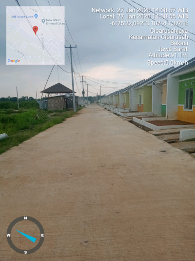 foto posisi tengah perumahan Perumahan Grand Jaya Mulya