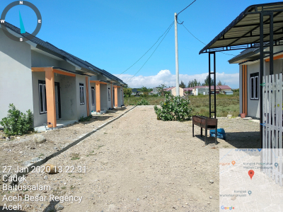 foto posisi tengah perumahan Griya surya cadek