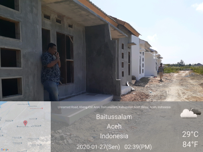 foto posisi tengah perumahan GRIYA CITRA PMC