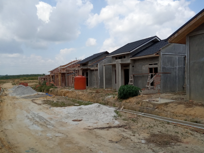 foto posisi tengah perumahan Suba Permai Indah II