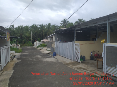 foto gerbang perumahan Taman Alam Bareno 1