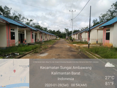 foto posisi tengah perumahan GARDEN MAS 10