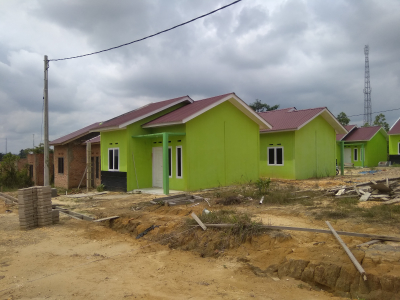 foto posisi tengah perumahan Cerenti Mandiri Residence