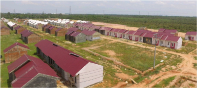 foto posisi tengah perumahan Sentraland Green View