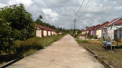 foto posisi tengah perumahan Bumi Mas Residence