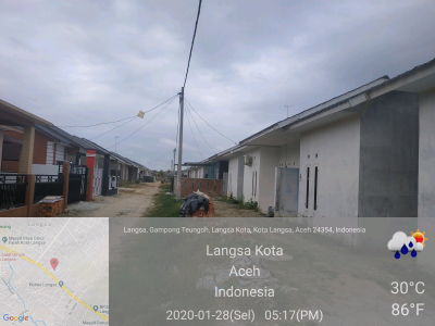 foto posisi tengah perumahan LANGSA RESIDENCE 