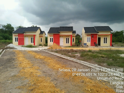 foto posisi tengah perumahan Griya Astana 