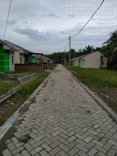 foto posisi tengah perumahan GRIYA AZZAHRA 3