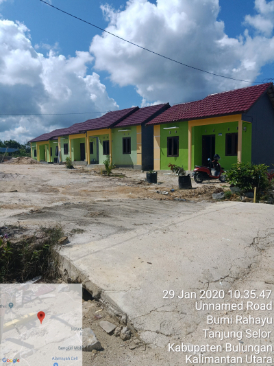 foto posisi tengah perumahan GLOBAL JELARAI ASRI