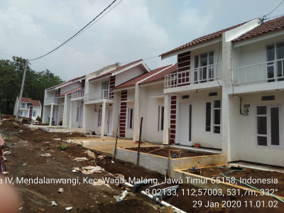 foto posisi tengah perumahan Rubyland Residence