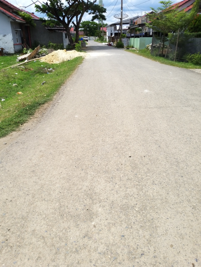 foto posisi tengah perumahan Bumi Tibojong Indah