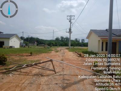 foto posisi tengah perumahan GRAHA NUSANTARA