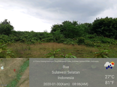 foto posisi tengah perumahan Alfira Garden