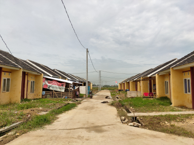 foto posisi tengah perumahan BEKASI GREEN VILLAGE
