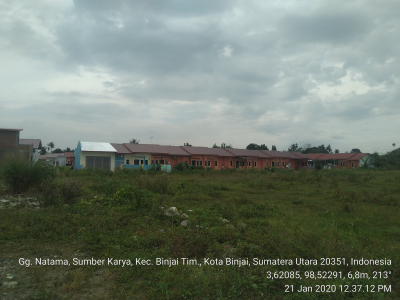 foto posisi tengah perumahan NARA RESIDENCE