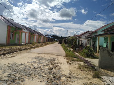 foto posisi tengah perumahan BISMA RESIDENCE