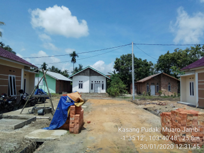 foto posisi tengah perumahan Nagamas Regency