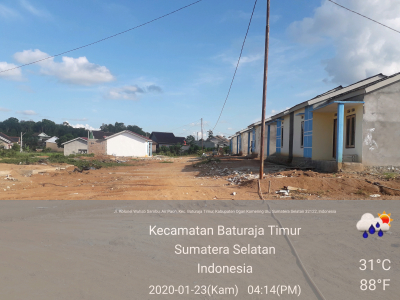 foto posisi tengah perumahan Graha Sion Air Paoh II