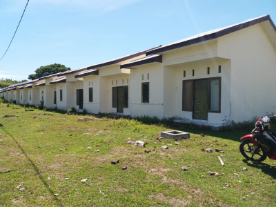 foto posisi tengah perumahan Perumnas Majene/Moloku