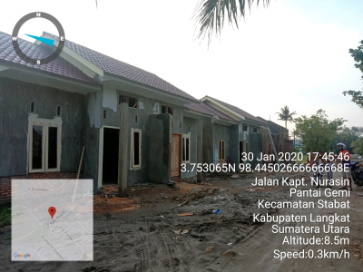 foto posisi tengah perumahan GRAHA CAMBAHAN CITY