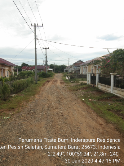 foto posisi tengah perumahan PERUMAHAN FITATA BUMI INDERAPURA RESIDENCE