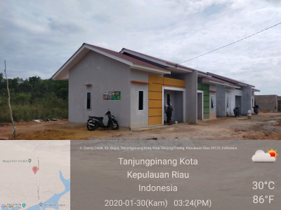 foto posisi tengah perumahan KOTA RAJA RESIDENCE