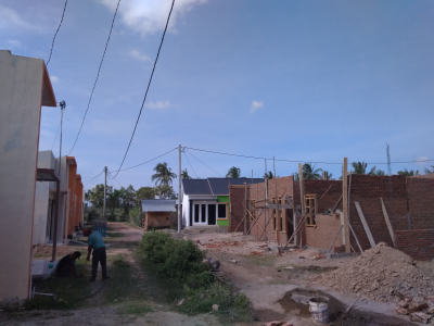 foto posisi tengah perumahan Griya Mahoni - Blang Krueng