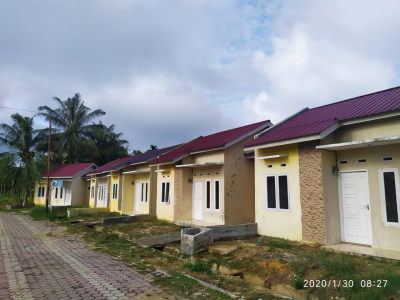 foto posisi tengah perumahan Cempaka Duta Pertiwi Residence