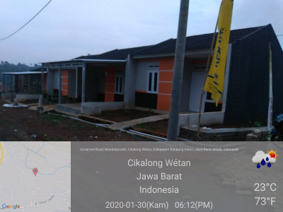 foto posisi tengah perumahan Bumi Berkah 517