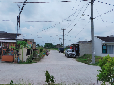 foto posisi tengah perumahan Pondok Dewata Cikande
