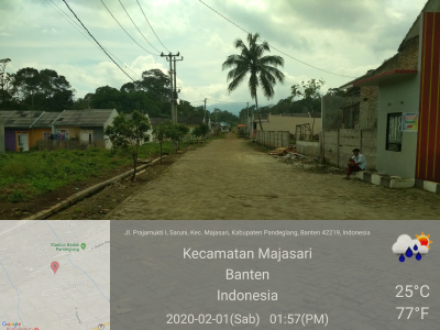 foto posisi tengah perumahan ASTAMA CIPACUNG
