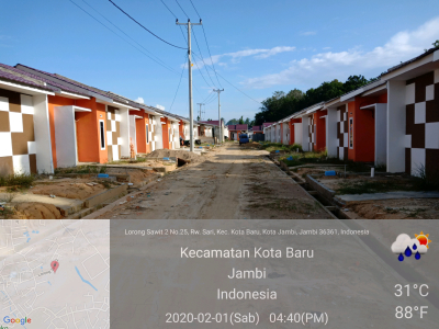 foto posisi tengah perumahan Javana V3 Reborn