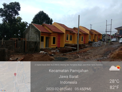 foto posisi tengah perumahan GRAND CAHAYA VILLA