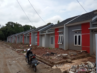 foto posisi tengah perumahan Griya Karundang Asri