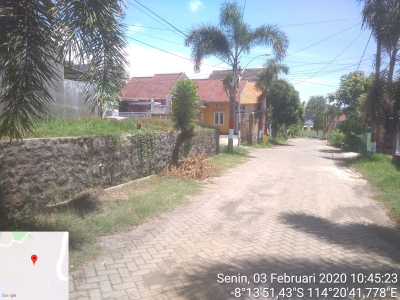 foto posisi tengah perumahan Pesat Gatra Village