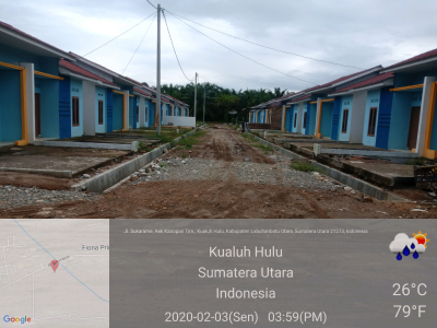 foto posisi tengah perumahan GRAHA LEDONG INDAH