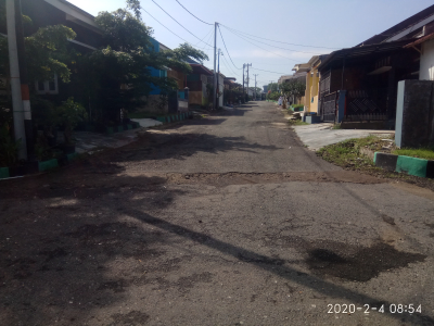 foto posisi tengah perumahan KOTA ALAM TAMAN BEBER TAHAP 2