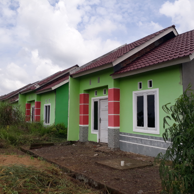 foto posisi tengah perumahan Green Garden Residences Palem Raya