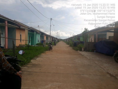 foto posisi tengah perumahan GRAND  RESTU  RESIDENCE 