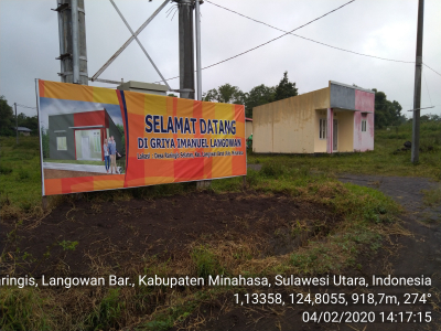 foto posisi tengah perumahan GRIYA IMANUEL LANGOWAN