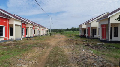 foto posisi tengah perumahan Cendana perintis raya