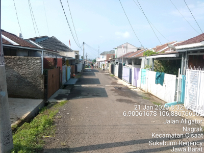 foto posisi tengah perumahan Sakura Gardenia 